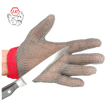 CE Approved Slaughter Anti-cutting Stainless Steel Mesh Chainmail Butcher Gloves